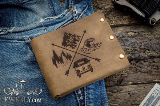 Genuine leather wallet, фото