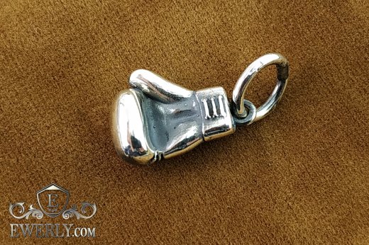 Pendant of sterling silver for men, фото