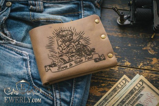 Genuine leather wallet, фото