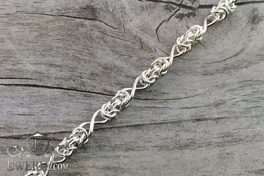 Плетение Мальвина с восьмёркой 2, фото