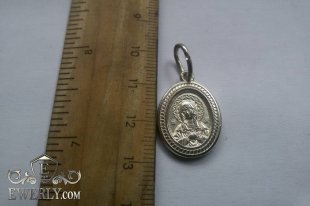 Pendant - icon of sterling silver, фото
