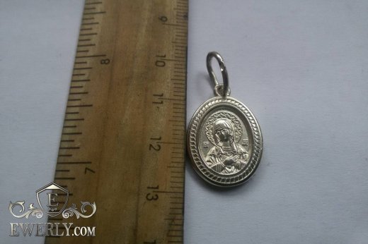 Pendant - icon of sterling silver, фото
