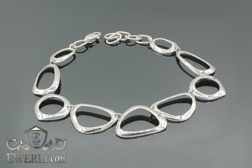 Women's bracelet of sterling silver, фото