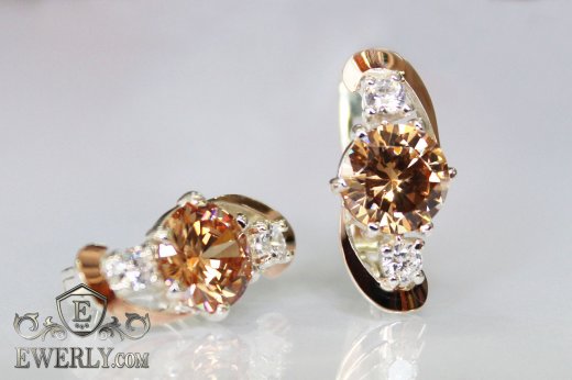 Earring of  silvers, фото