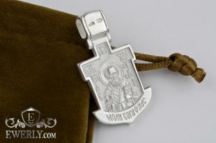 Pendant - icon of sterling silver, фото