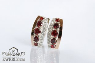 Earring of sterling silvers, фото