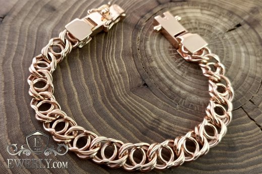 Браслет Арабський бісмарк із золота, фото