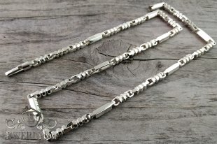 Chain "Casting No.1" of  silver for men, фото