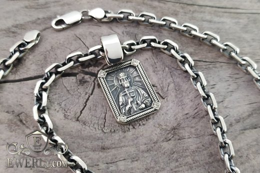 Якірний ланцюг з ладанкою "Князь Володимир", фото