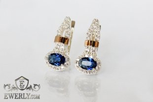 Earring of sterling silvers, фото