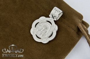 Pendant - icon of sterling silver, фото