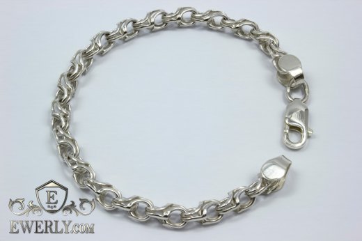 Bracelet "Slavonian" of sterling silver, фото