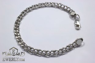 Women's bracelet "Spanish bismarck" of sterling silver, фото