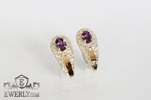 Earring of  silvers, фото