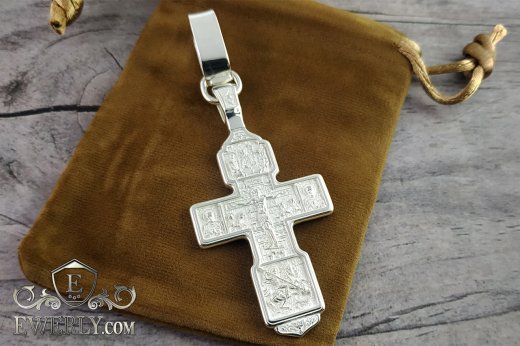 Чоловічий хрест з доп. вушком, фото