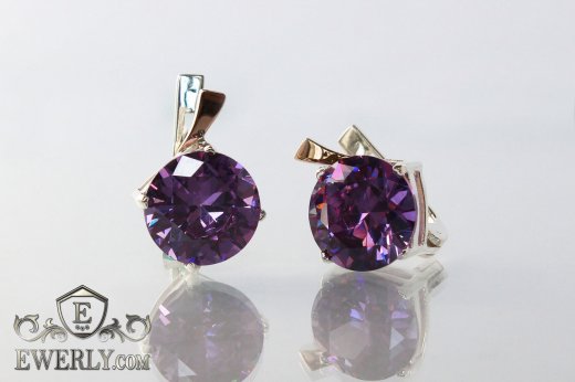 Earring of sterling silvers, фото