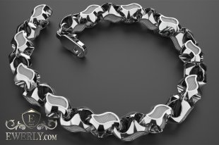 Author's bracelet of sterling silver 10, фото