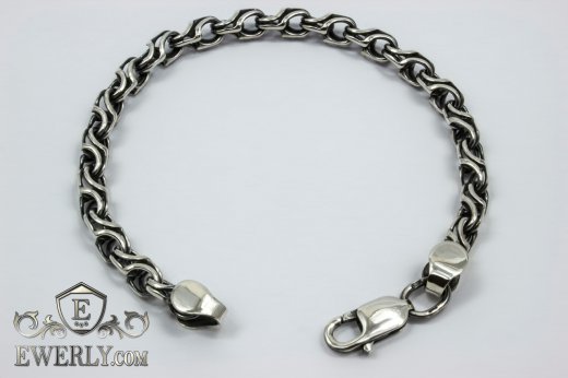 Bracelet "Slavonian" of  silver, фото