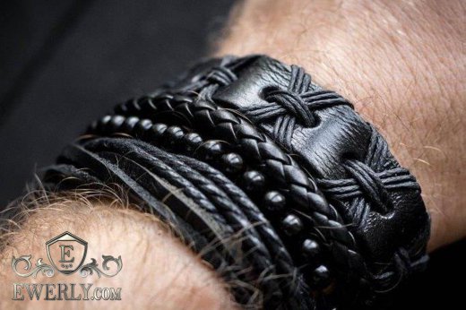Leather bracelet, фото