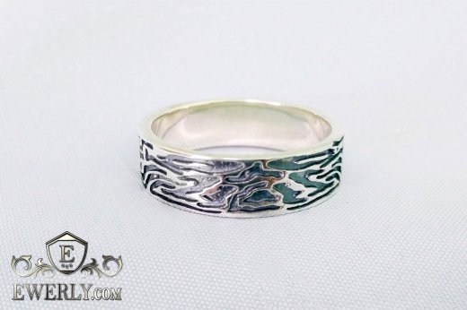 Имперское кольцо из серебра с чернением, фото