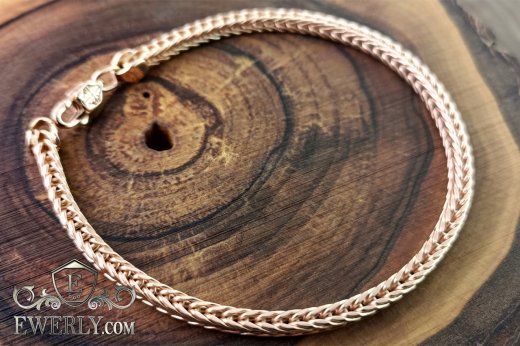 Золотий браслет Колос, фото