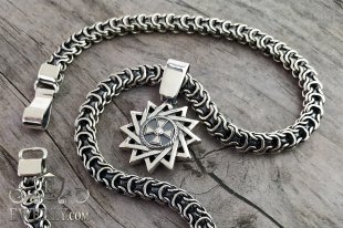 Комплет: Звезда Эрцгаммы с цепочкой "Рамзес", фото