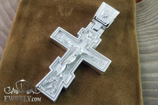 Cross. Crucifixion of Christ with the prayer "Our Father", фото