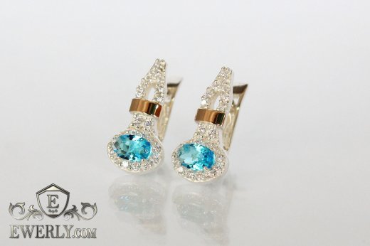 Earring of  silvers, фото