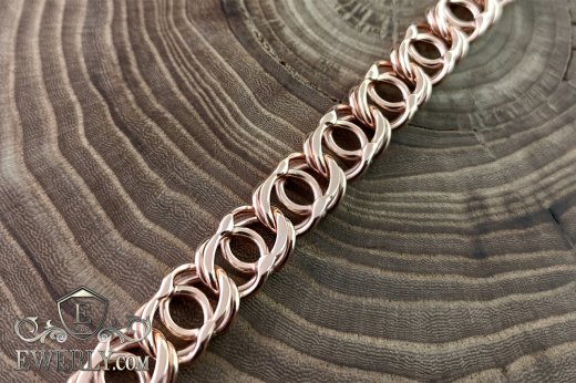 Плетіння Арабський бісмарк із золота, фото