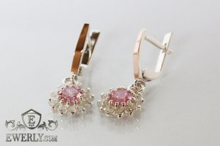 Earring of sterling silvers, фото