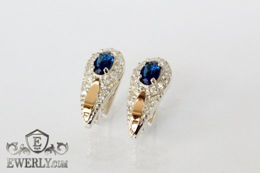 Earring of sterling silvers, фото