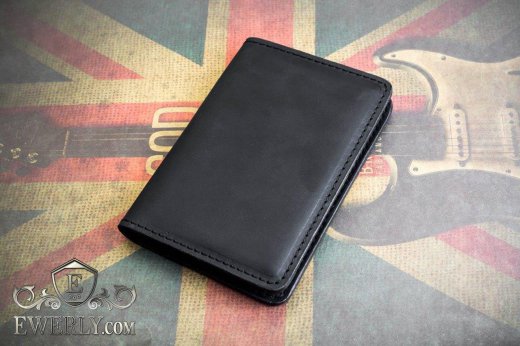 Handmade genuine leather wallet, фото