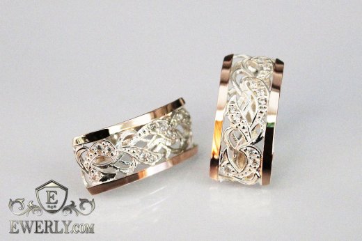 Earring of sterling silvers, фото