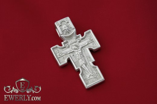 Men's cross of  silver, фото