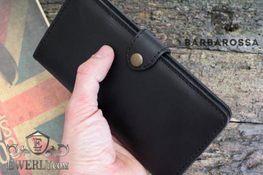 Портмоне клатч мужской чёрный 11044EV, фото