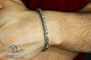 Bracelet "Byzantine (Byzantium)" of sterling silver, фото