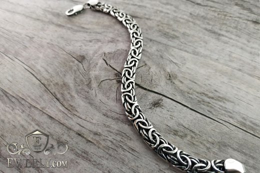 Браслет из серебра Лисий хвост (Валькирия), фото