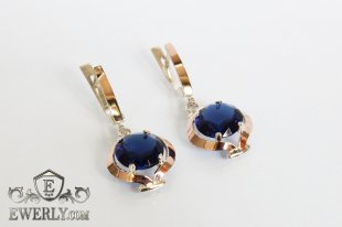 Earring of sterling silvers, фото