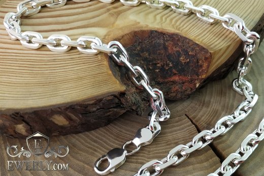 Якорная цепь (якорь) с гранями, фото