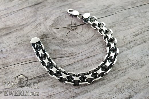 Браслет Фараон - двойное якорное плетение, фото