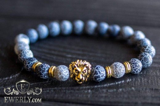 Каменный браслет для мужчины 123001QF, фото