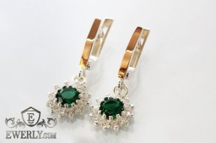 Earring of sterling silvers, фото