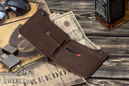 Genuine leather wallet, фото