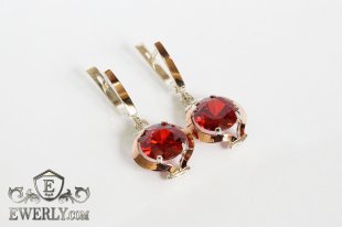 Earring of sterling silvers, фото