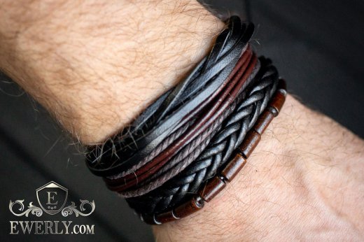 Leather bracelet, фото