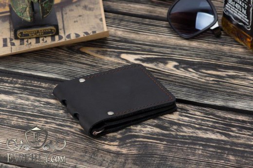 Money clip made of genuine leather, фото