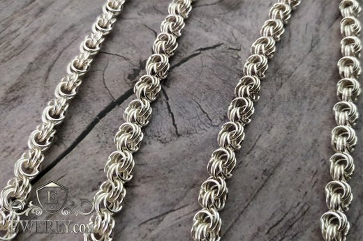 "Rose" of sterling silver, фото