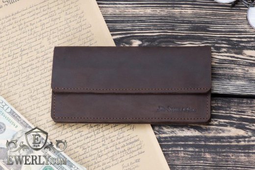 Purse made of genuine leather, фото