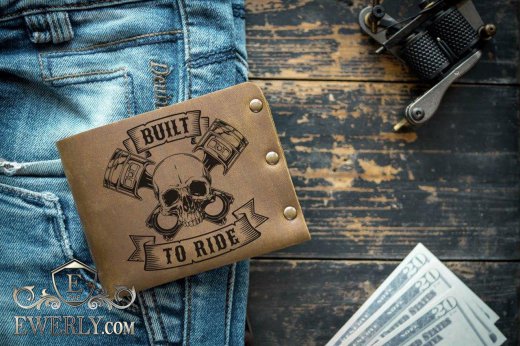 Genuine leather wallet, фото