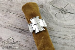 Чоловічий православний перстень з Ісусом, фото